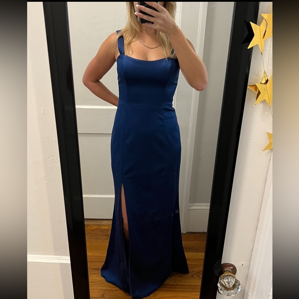BLUE FORMAL DRESS